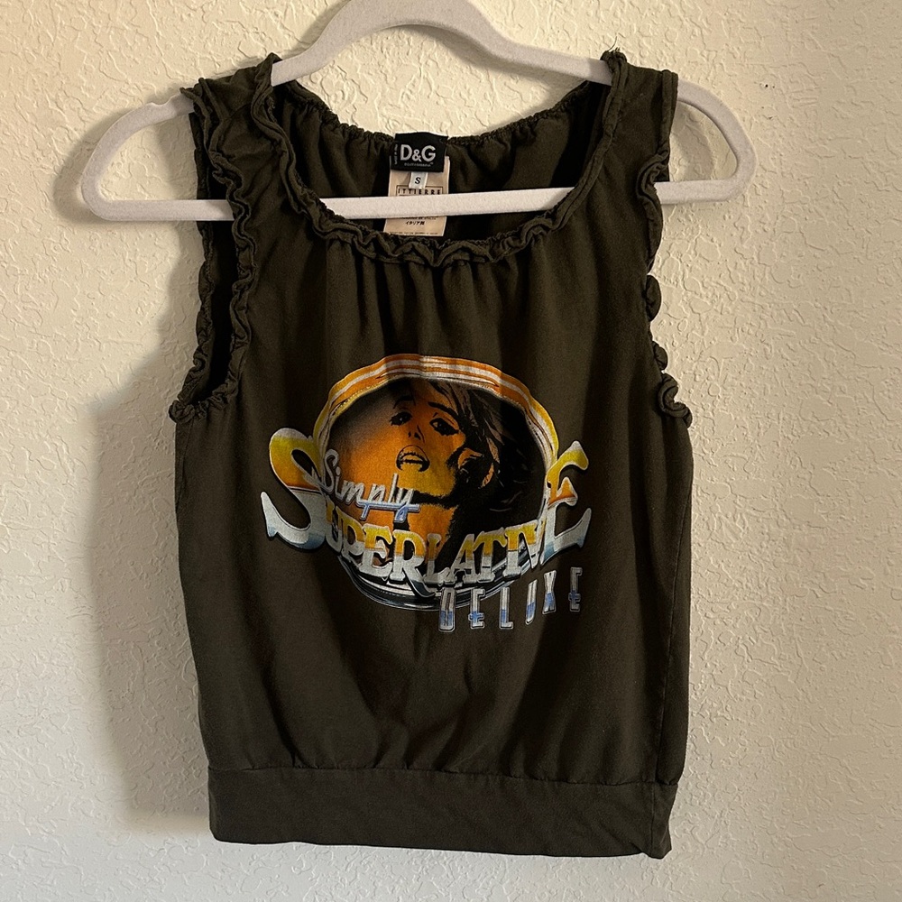 D&G “Simply Superlative" DELUXE Tank Top - Early 00s